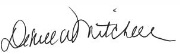 denell mitchell's signature